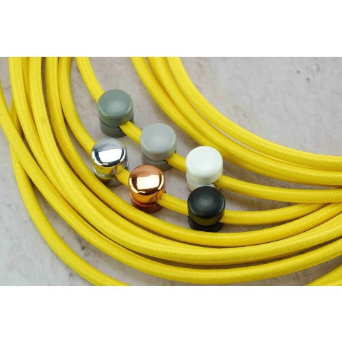 żółty kabel w oplocie